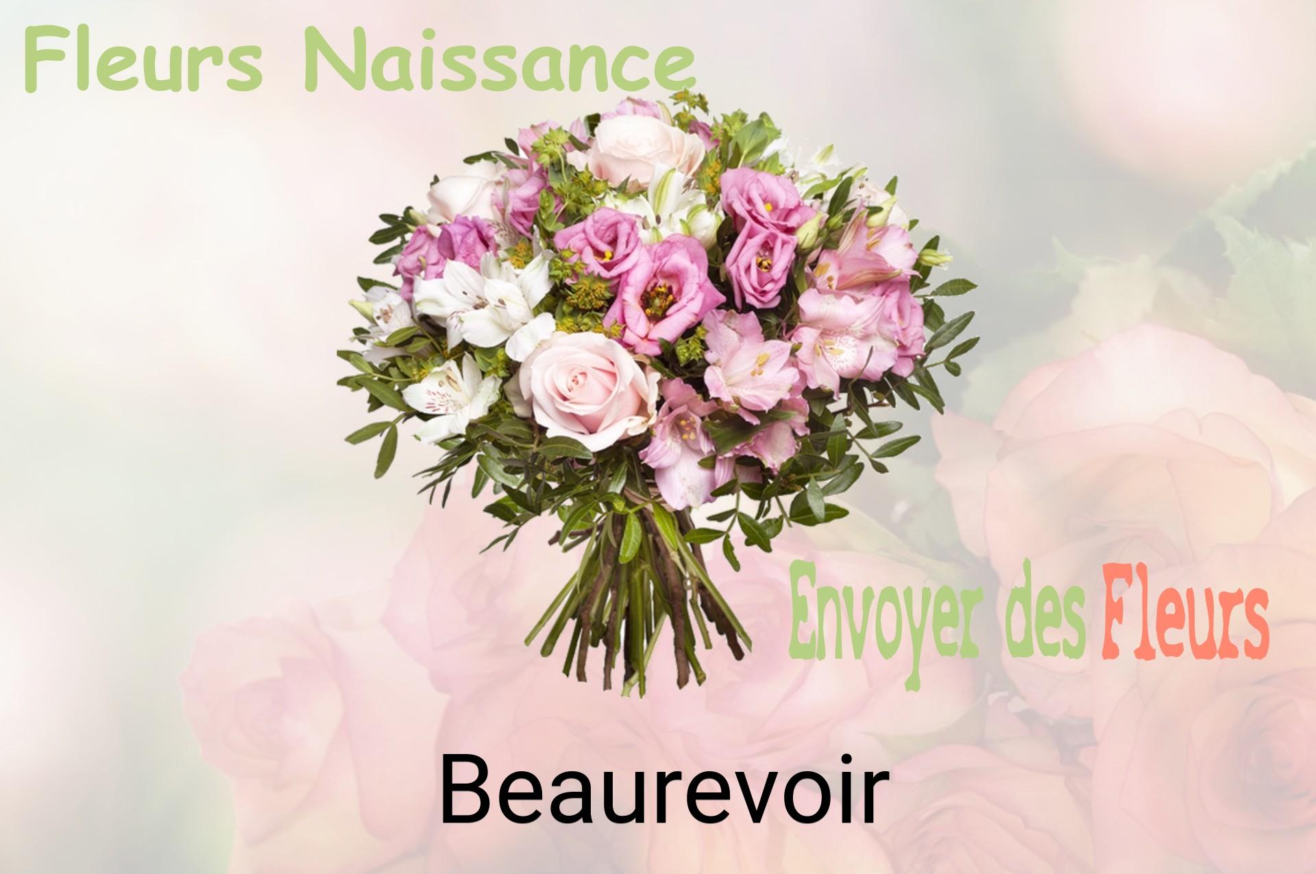 Bouquet de fleurs de naissance livré à Beaurevoir